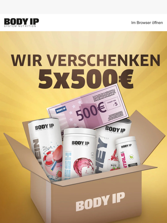 Body Ip Muskelaufbau Mit Simon Teichmann 🚨 Gewinne 500 € Warenwert Bei Body Ip Milled 