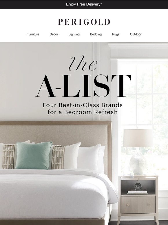 Best-in-class bedroom brands