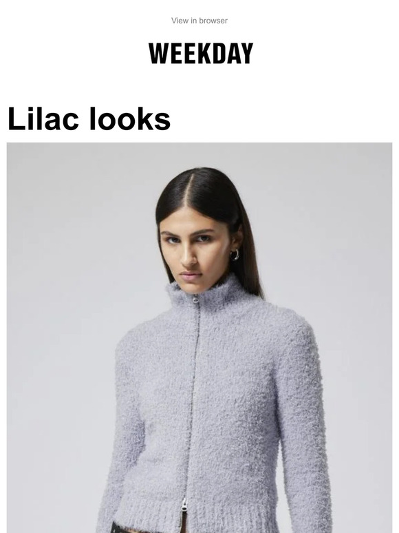New in: Lilac looks