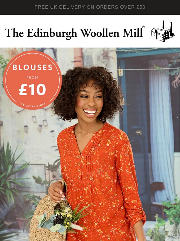 Edinburgh woollen shop mill blouses