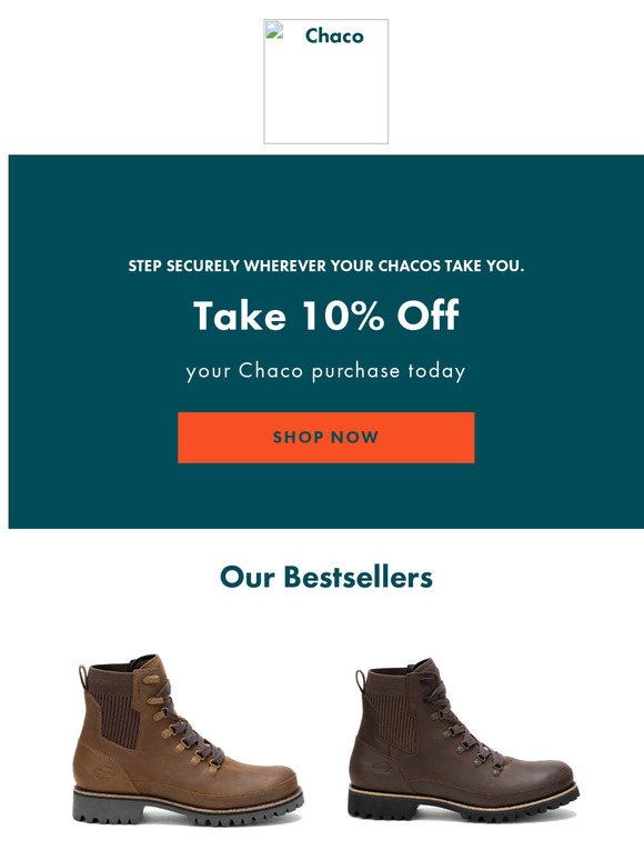 Remember: Get 10% off Chaco products!