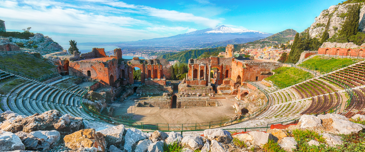 Mount Etna, from Taormina