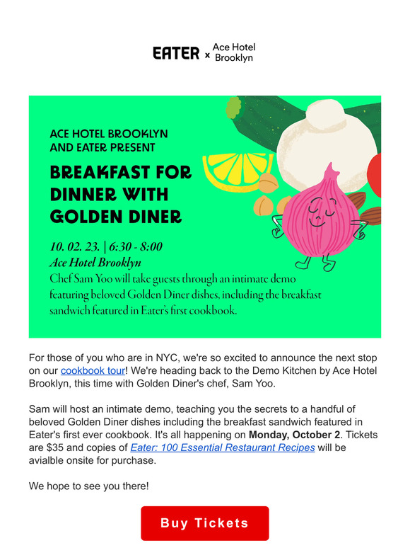 You're invited to an immersive breakfast master class in Brooklyn