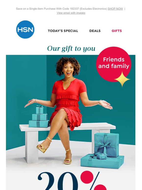 Our Gift to You (+ Your Friends & Family) 🎁 20% Off!