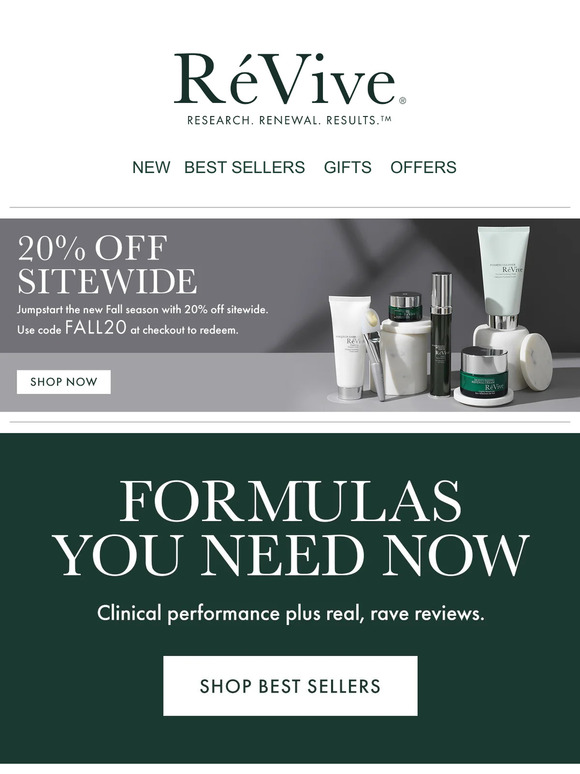 Results. Reviews. RéVive at its Best.