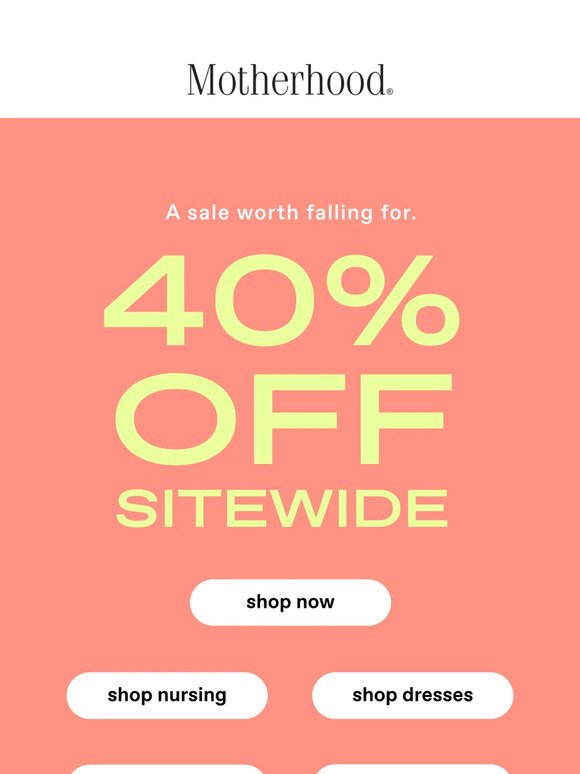 40% Off Everything ⭐