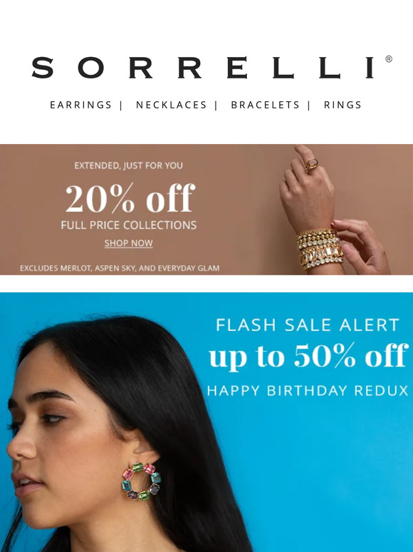Up to 50% off, Today Only