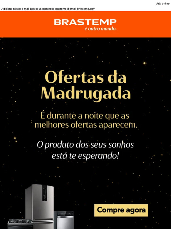 A noite sobe e os preços caem! 🧡