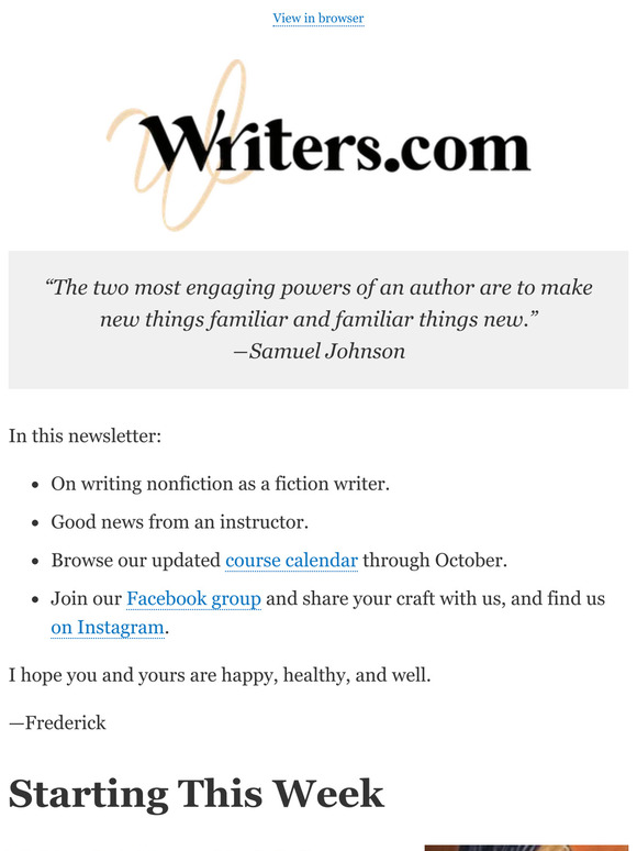 Truly: Moving from Fiction to Nonfiction
