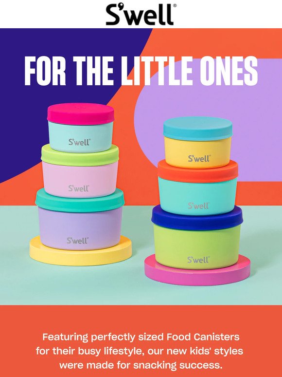 Have You Seen Our Kids' Canisters Yet?