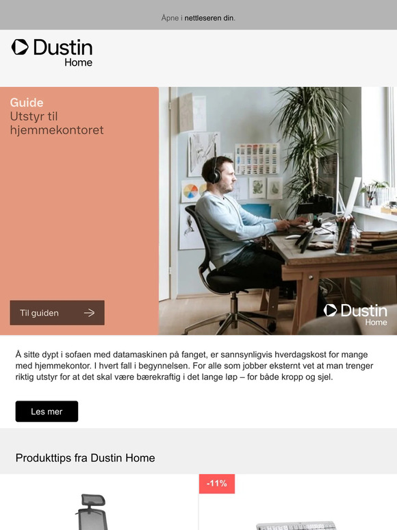 Guide: Utstyr til hjemmekontoret