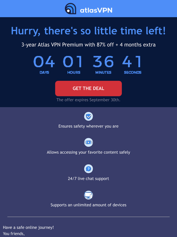 Final days: secure your offer!