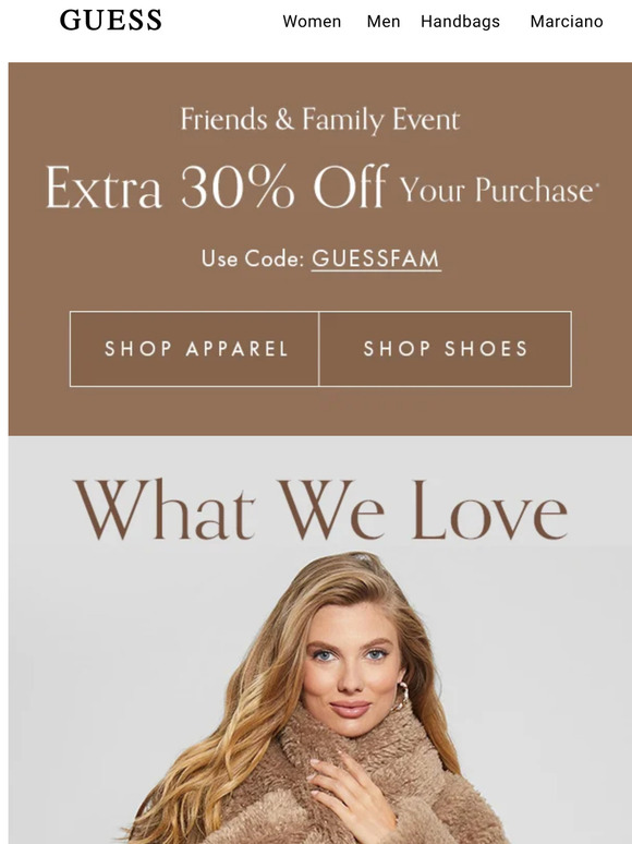 GUESS? Email Newsletters Shop Sales, Discounts, and Coupon Codes
