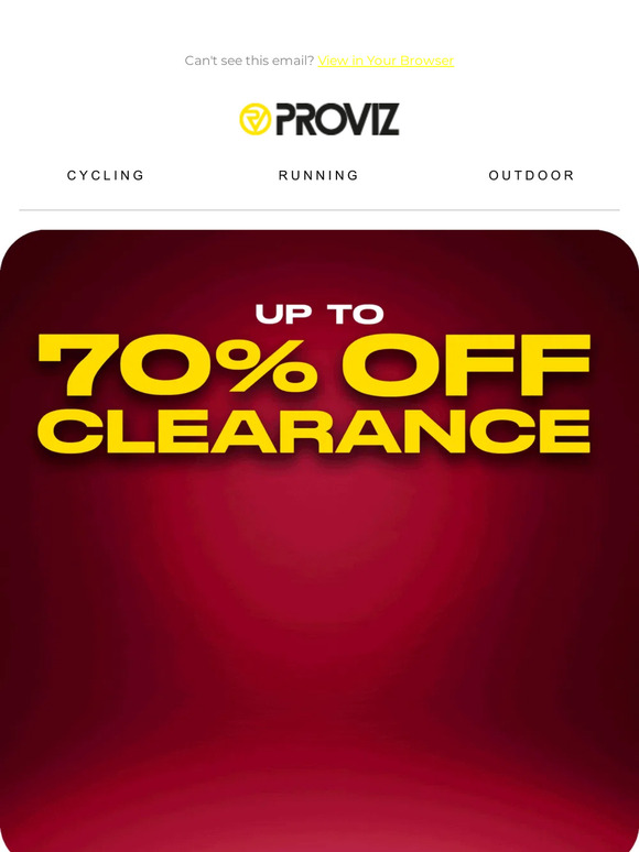 Up to 70% off Clearance!