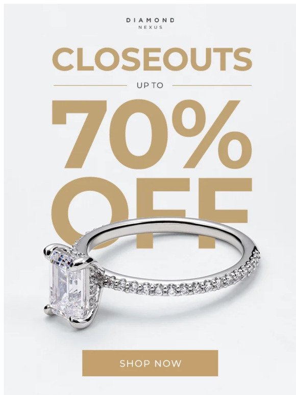Up To 70% Off 🏷️ Closeouts Sale Continues