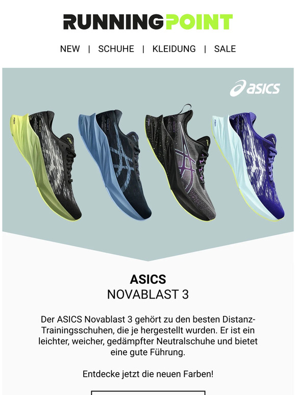 Von Sportlern geliebt: ASICS Novablast 3