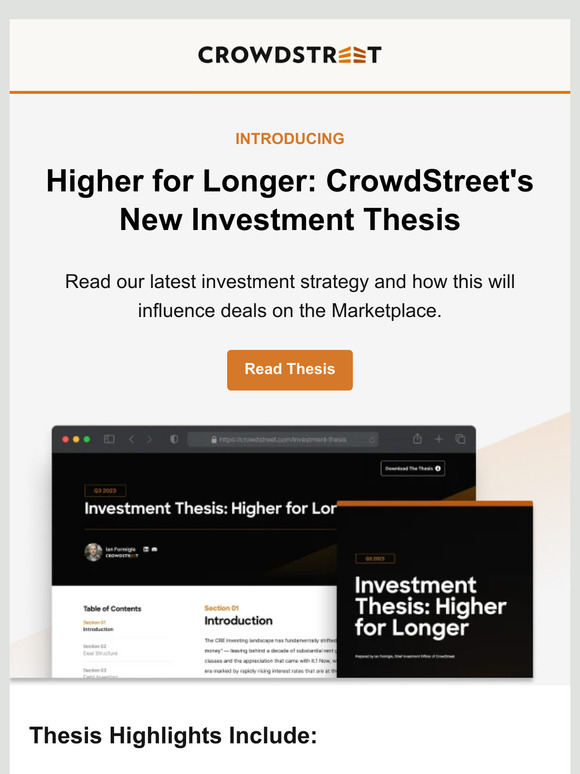 Introducing our newest Investment Thesis
