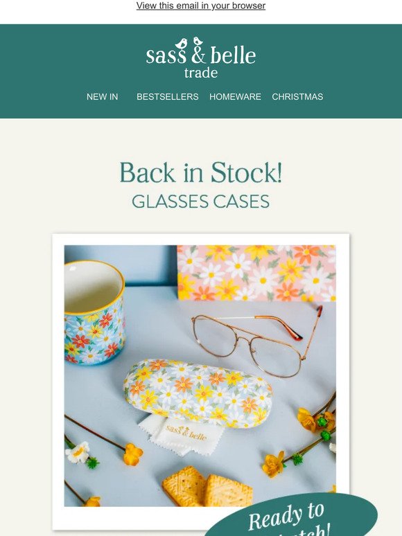 Back in Stock: Glasses Cases, Umbrellas & more!