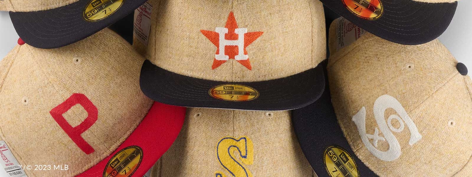 MLB Harris Tweed 2023 59Fifty Fitted Hat Collection by MLB x New