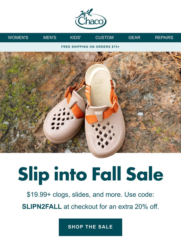 LAST DAY 🍂 extra 20% off clogs & slides