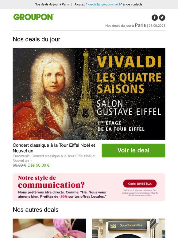 Concert classique à la Tour Eiffel Noël et Nouvel an