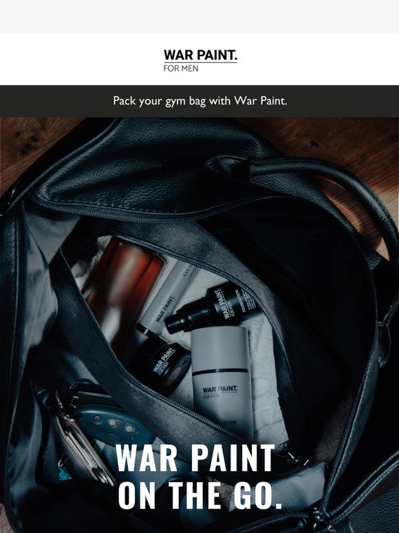 The sports bag pick featuring War Paint.