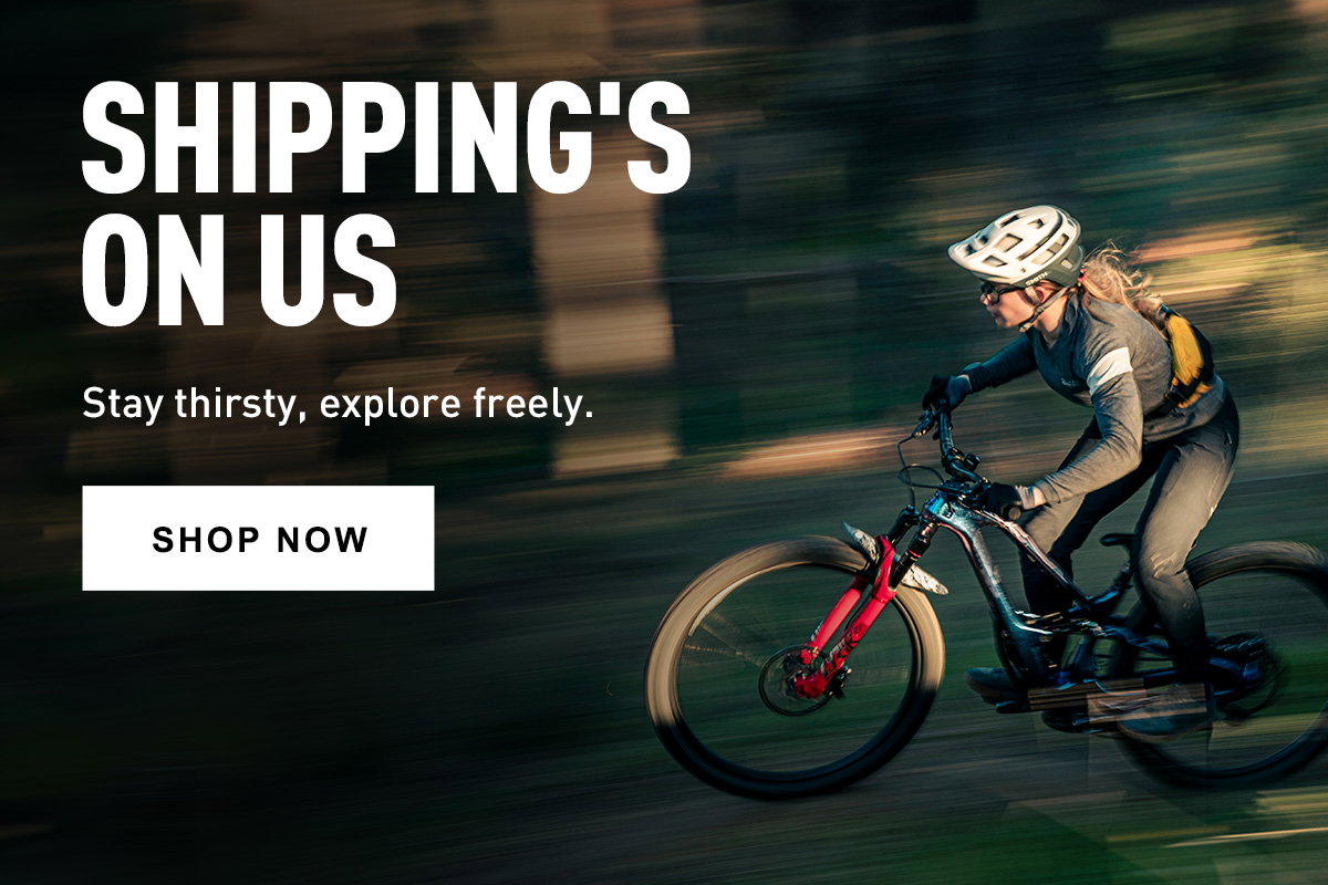 Shipping's on us. Free shipping on all orders.