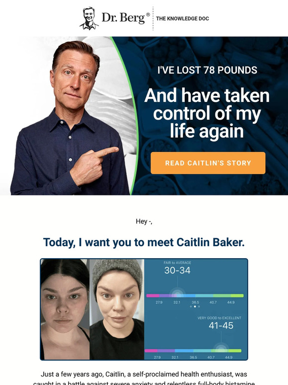 Dr Berg Before and After Caitlin’s Amazing Transformation Inside!🤯 Milled