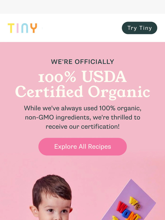 Did you know: We're 100% USDA Certified Organic 🌱🌎