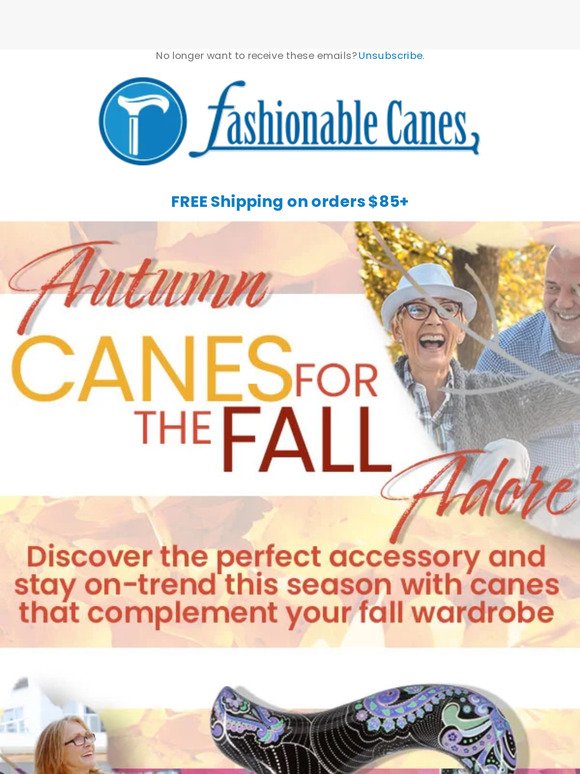 Autumn Adore: Unveiling Our Stylish Canes for Fall