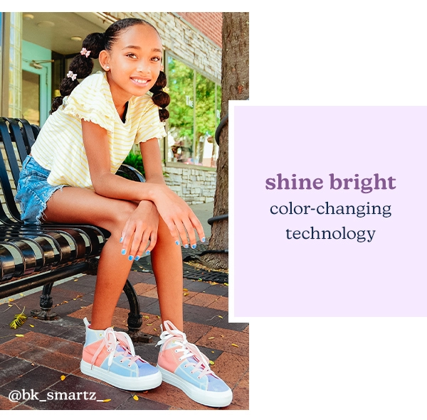 Shine bright. Color-changing technology. @bk_smartz_