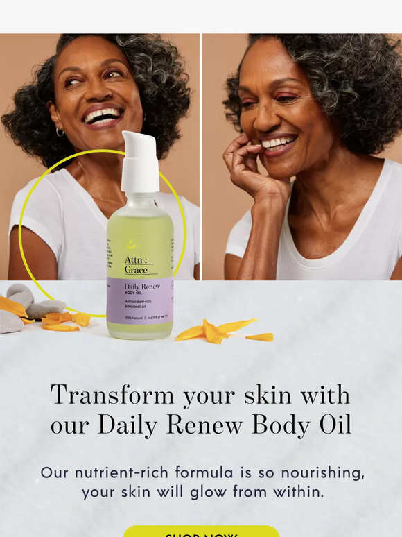 It's Time: Daily Renew Body Oil