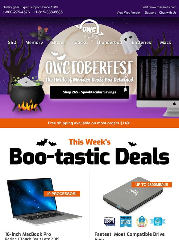 👻Boo-tastic Deals 😱Disappearing Macs + Sweet Clearance are Back!