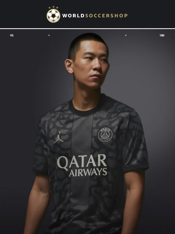 Paris Saint-Germain Jerseys available now at WorldSoccerShop.com