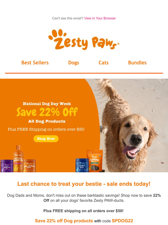 Zesty Paws  8-in-1 Multifunctional Bites for Dogs - Happy Tails Market