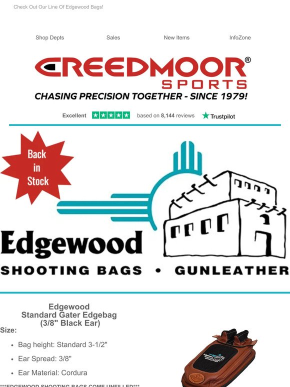 Edgewood Back In Stock!