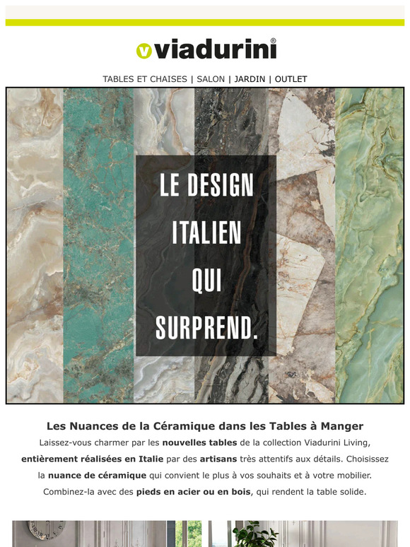 🆕 Charme et design italien pour meubler votre salle à manger 🇮🇹