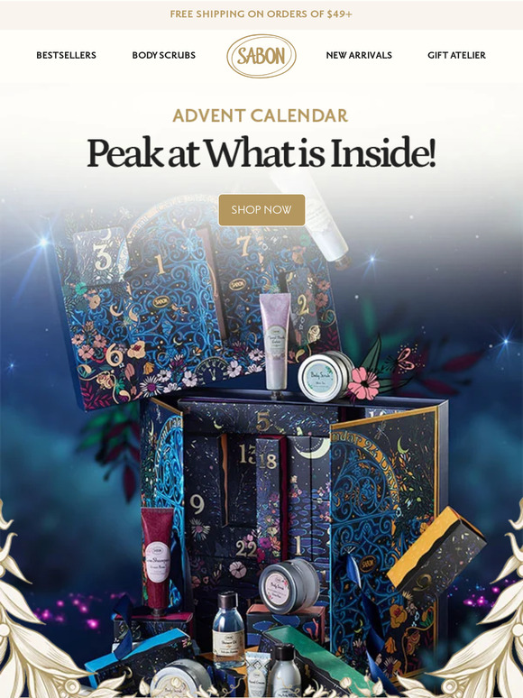 SABON 👀 Peek at What's Inside the Advent Calendar Milled