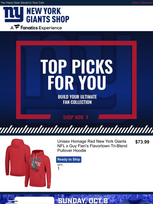 Ny Giants Shirt Sweatshirt Hoodie Nfl Shop New York Giants Game