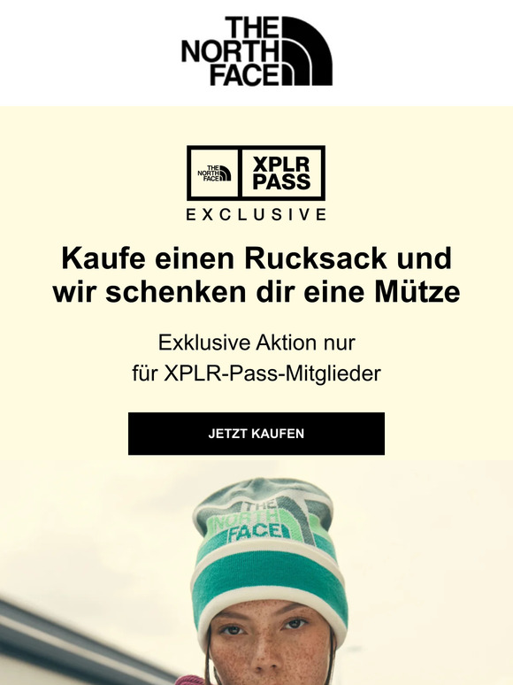Erhalte beim Kauf eines Rucksacks im Wert von mindestens 100€ eine Mütze geschenkt