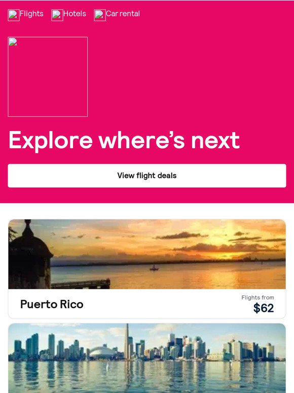 Puerto Rico from $62 and more ✈️