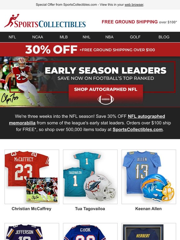 30% Off Top-Ranked Fantasy Leaders & more