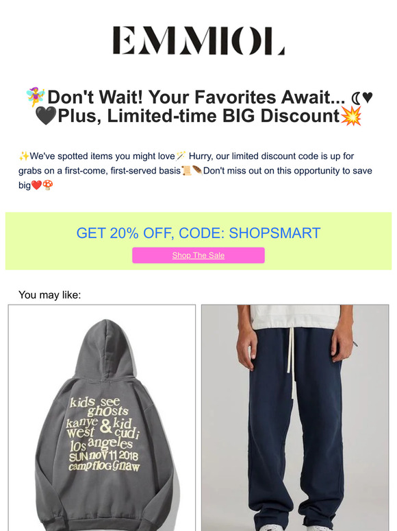 🧚‍♀️Don't Wait! Your Favorites Await... ☾♥🖤Plus, Limited-time BIG Discount💥