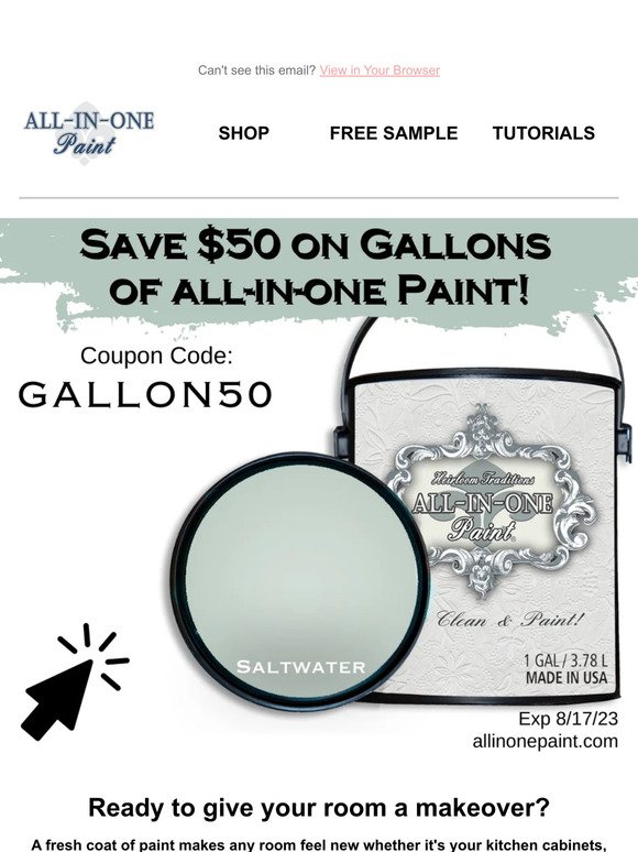 Heirloom Traditions Paint (US): BOGO Samples of ALL-IN-ONE Paint