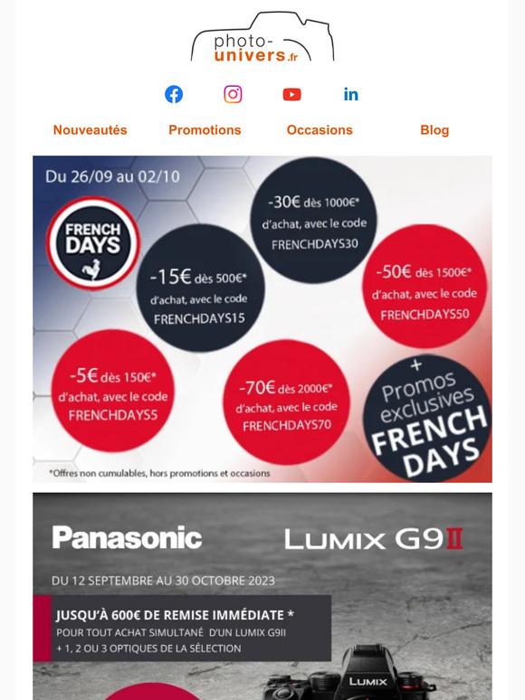 🇫🇷 Les French days sont de retour ! Offres spéciales à ne pas manquer !