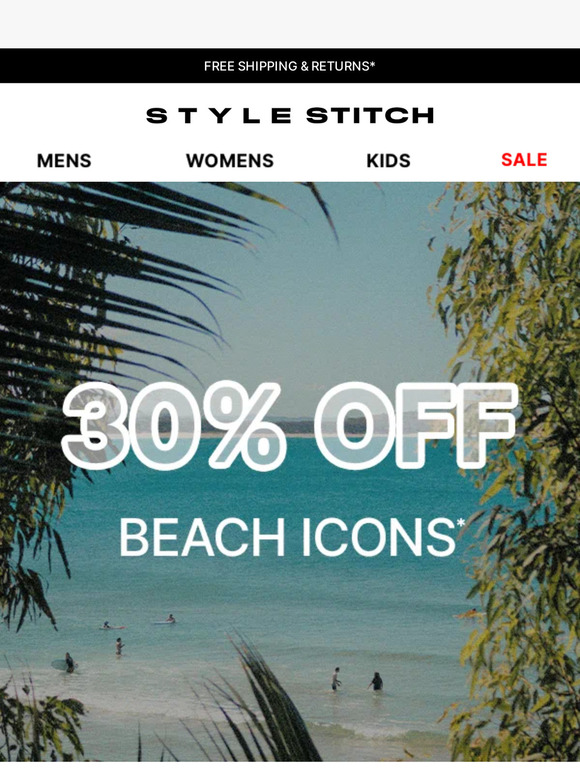 30% Off Beach Icons* ☀️