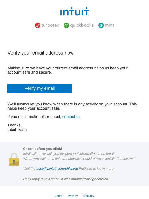 Your Intuit Account