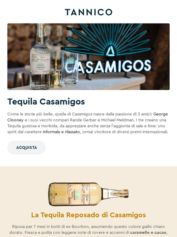 Tequila Casamigos per i tuoi cocktail premium