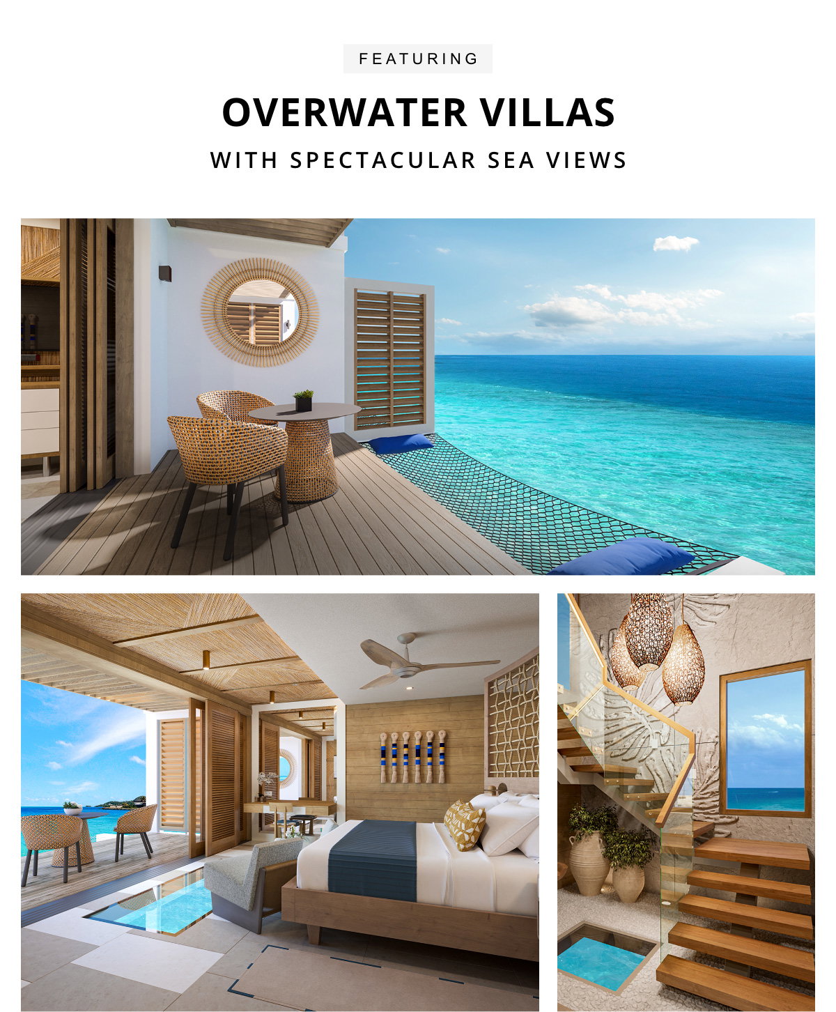 Overwater Villas with Spectacular Sea Views