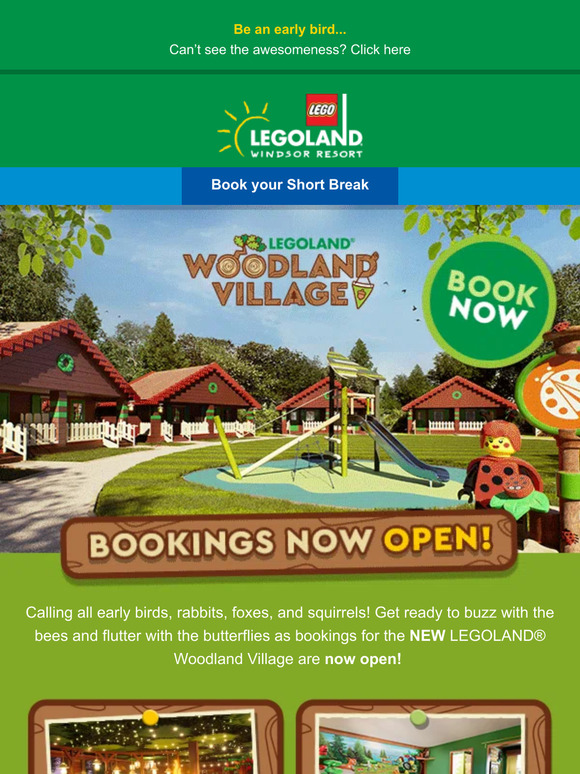 Legoland LEGOLAND® Woodland Village Bookings now OPEN! 🌳 Milled